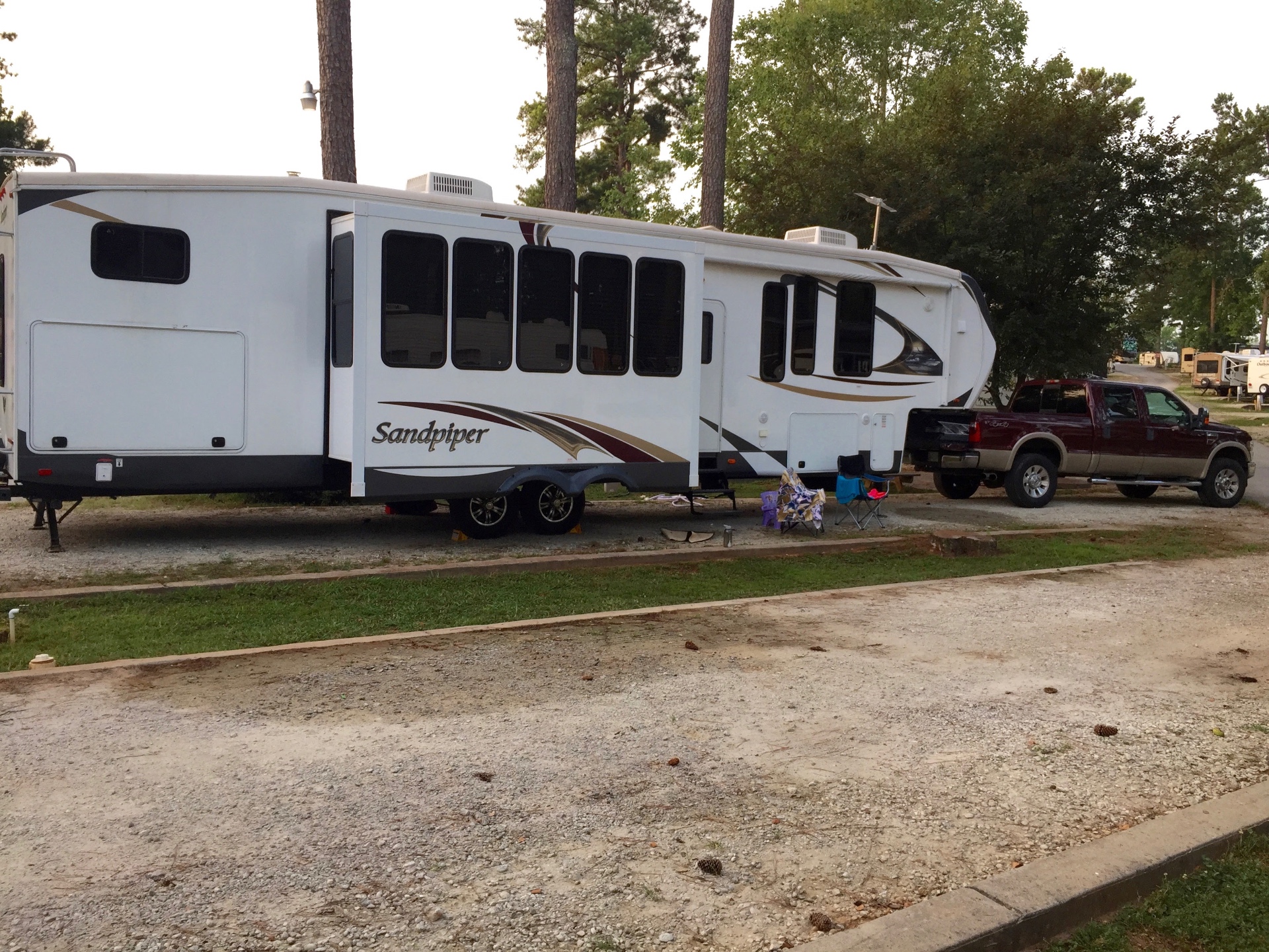 Our 43-foot Sandpiper fifth wheel