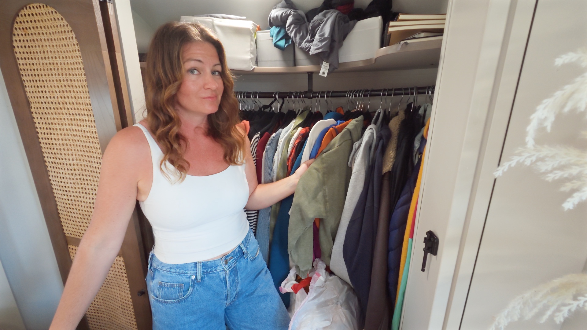 Sorting through the closet again